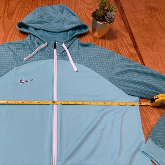 Nike DRI-FIT STRIKE Hooded Active Jacket Hyper Teal DH8768-354 Men’s Size XL - Picture 5 of 8